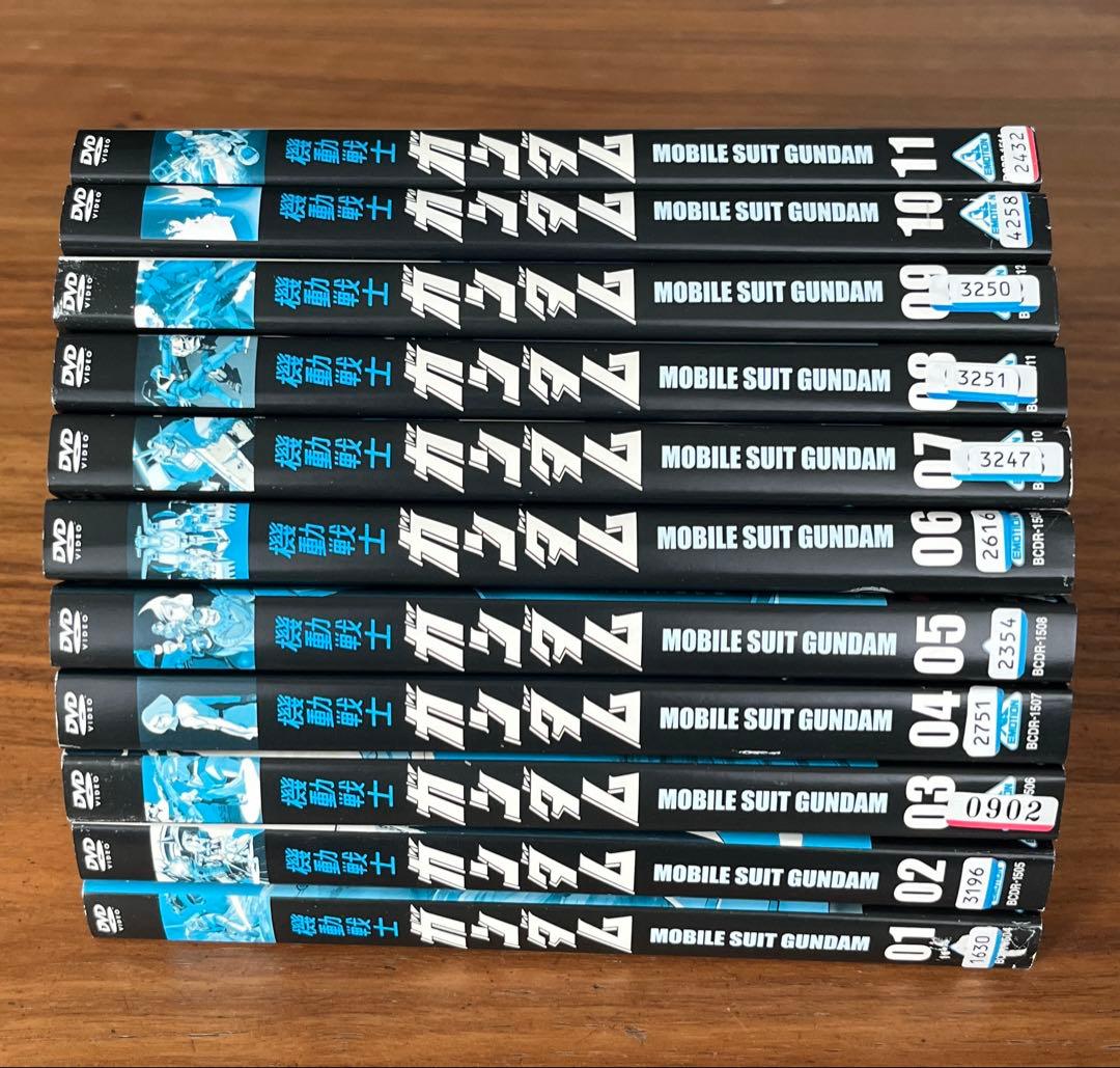 機動戦士ガンダム DVD 全11巻 全巻セット 第1シリーズ - メルカリ