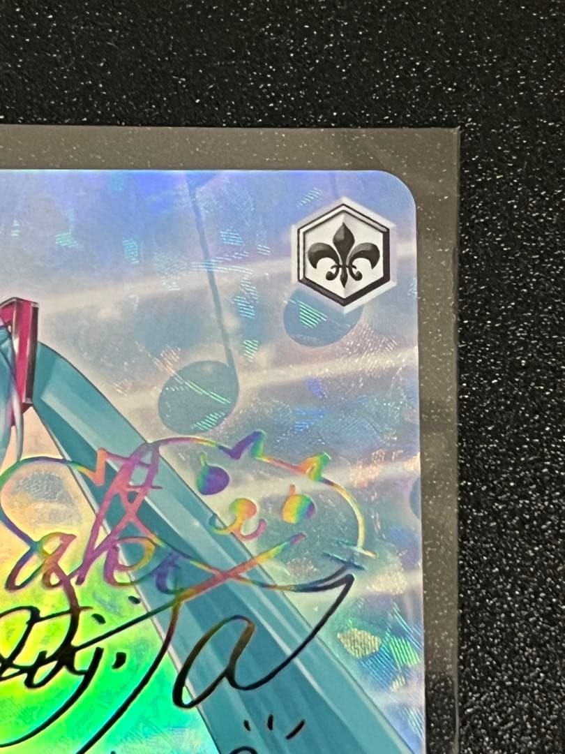 最終値下】ヴァイスシュバルツ 新しいセカイ 初音ミク sp サイン