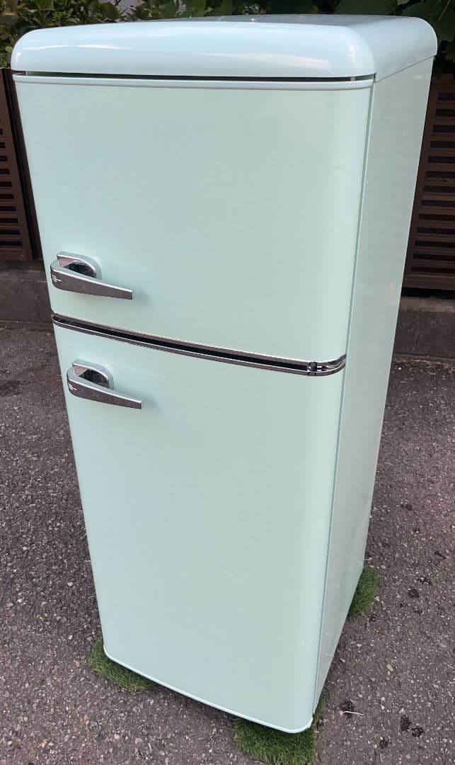 特価アイリスオーヤマ冷凍冷蔵庫114L　レトロ調　2021年製 楽天市場】冷蔵庫 冷凍庫 小型 2ドア 114L PRR-122D家庭用 レトロ送料