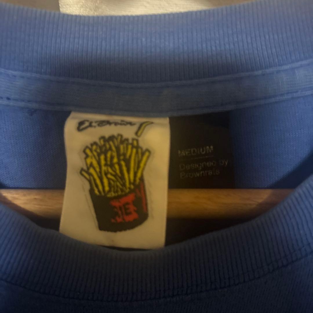 PASS THE MIC Tシャツ El.Brown Mサイズ ブルー