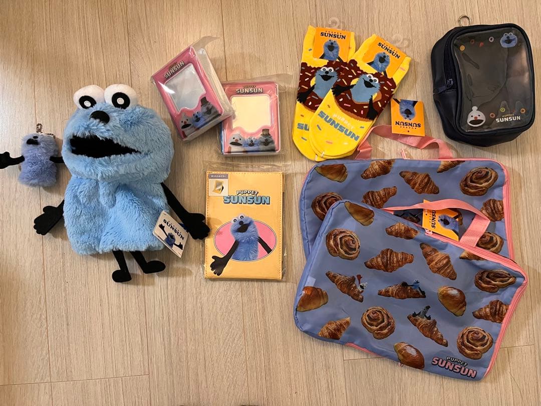 Sunsun パペットスンスン　キャラクターグッズセット セブン‐イレブンにて『パペットスンスン』限定フィギュアセット