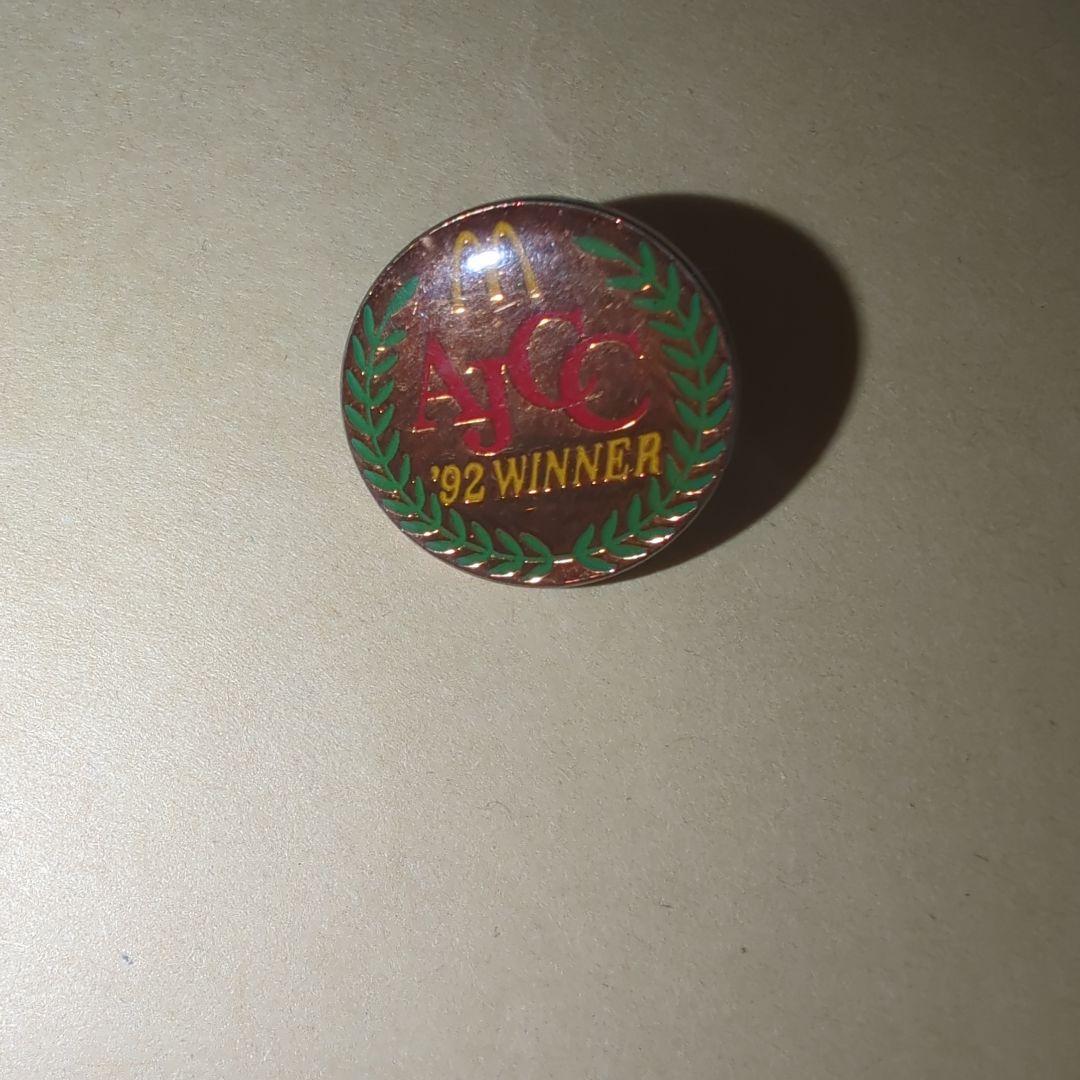 AJCC 1992 WINNER ピンバッジ マクドナルド - メルカリ