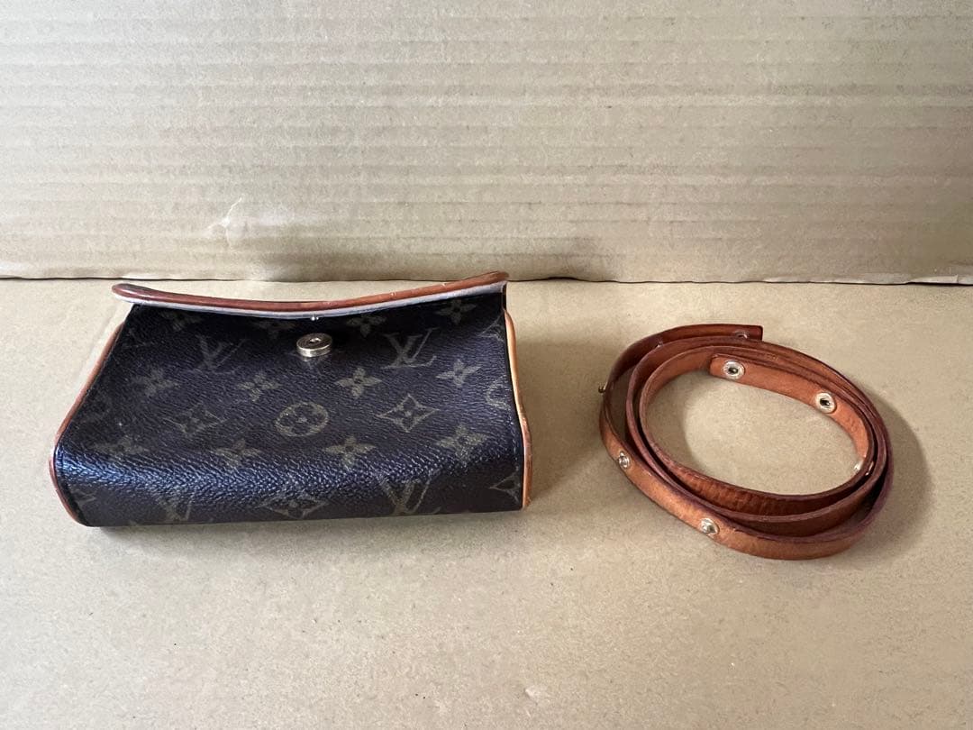 Louis Vuitton フロランティー ボディバッグ ダークブラウン