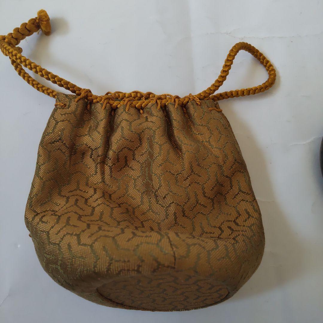 松本鉄山 松本鐵山 中興名物 広沢金華山写 茶入 仕覆 剣先金襴 共箱 栞