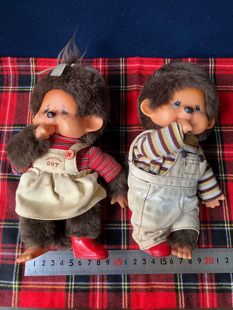 昭和レトロ 当時物 1974 セキグチ 初代 モンチッチ ぬいぐるみ - メルカリ
