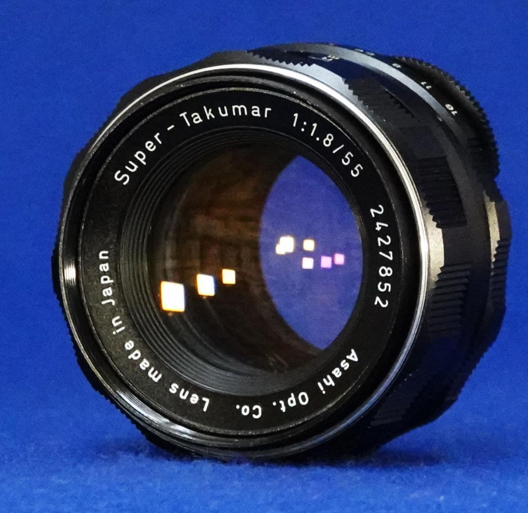 2427852　フレア等全て極上後期型Super-Takumar　F1.8/55