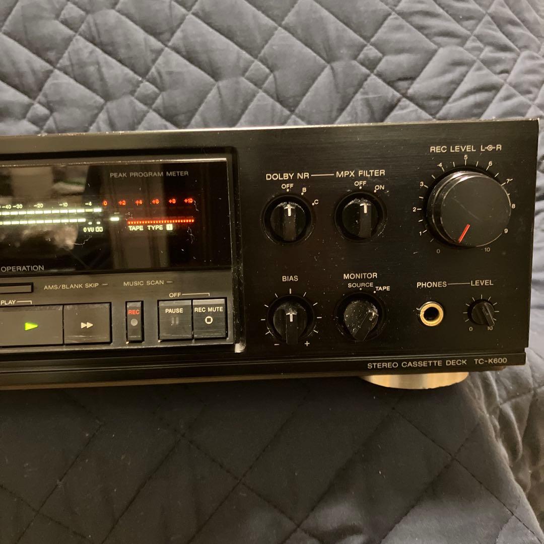 【如月価格】《完動品》SONY TC-K600 カセット3ヘッドPRO