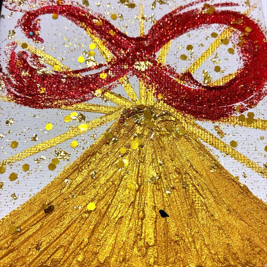 開運絵画 龍神様 黒龍 花の舞 厄除け 商売繁盛 金運 安産 金箔 赤龍 金