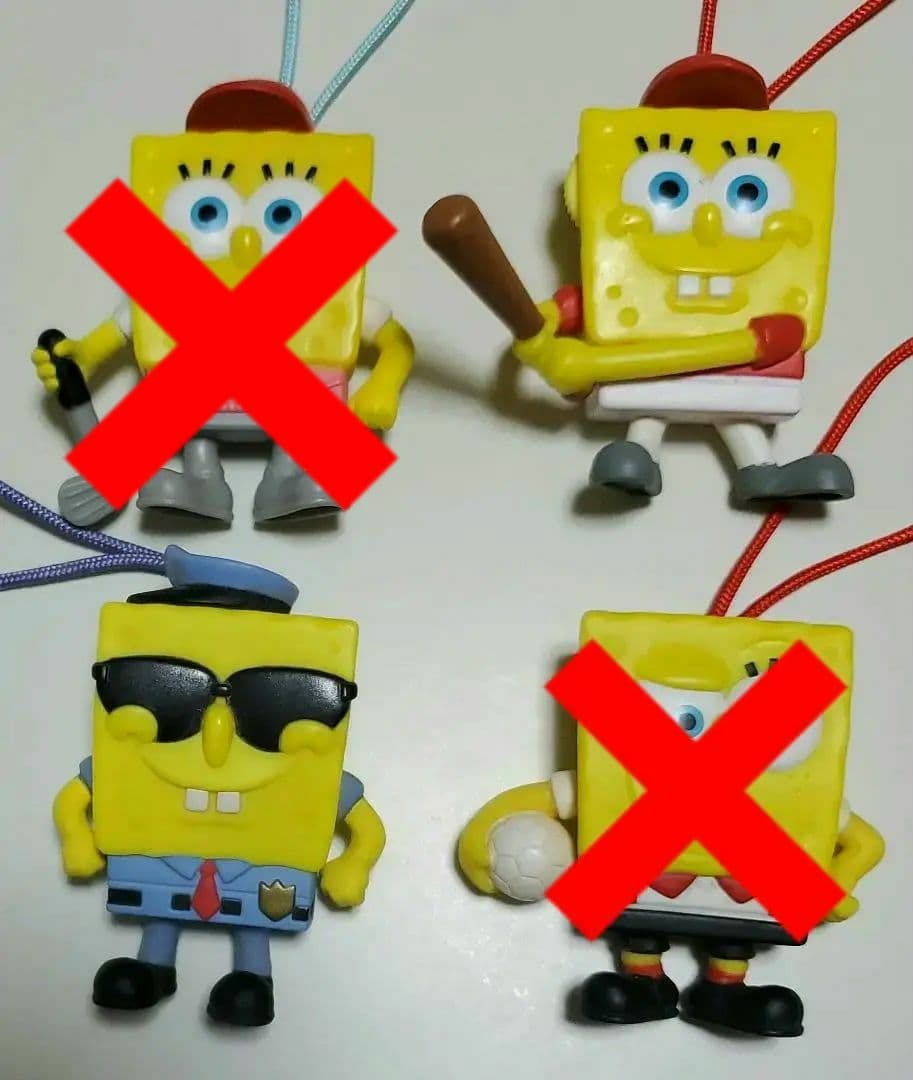 マクドナルド ハッピーセット】スポンジ・ボブ ストラップ 2点セット