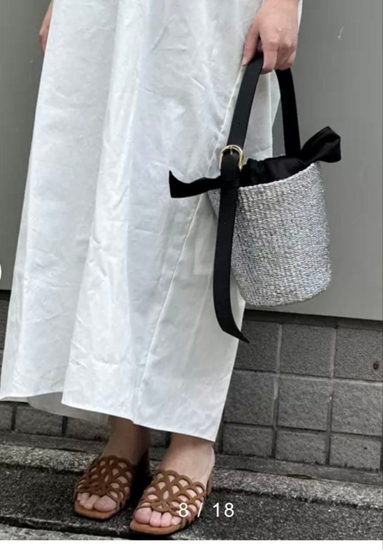 ヤマダヤ ガルン ヴィオラドーロ MIRO アバカメタリックバケツバッグ