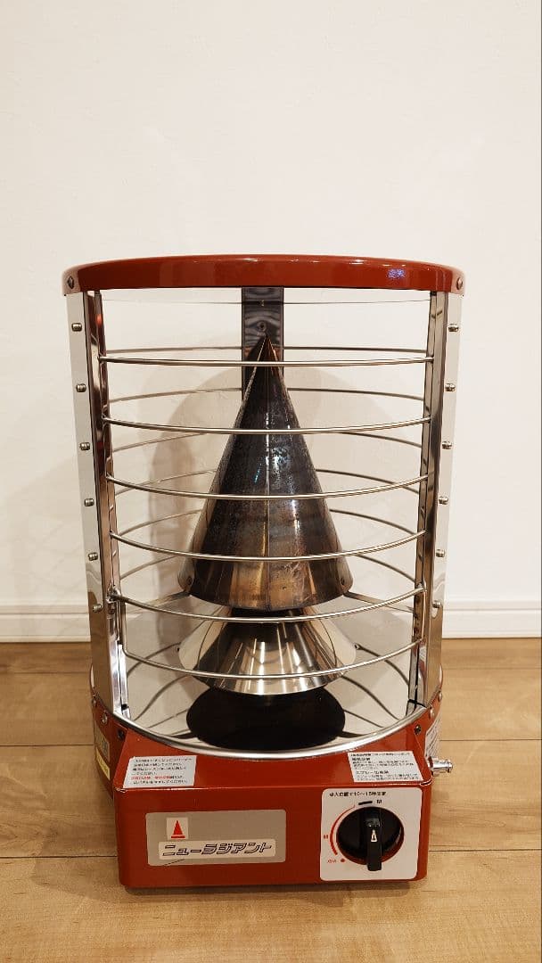 ニューラジアント ガスストーブ AK-8 青木能率研究所　都市ガス 青木能率研究所 AK式足熱ストーブ ニューラジアント AK-8 LPガス