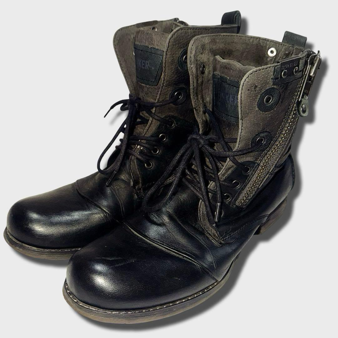 00s archive sidezip work boots grunge - メルカリ