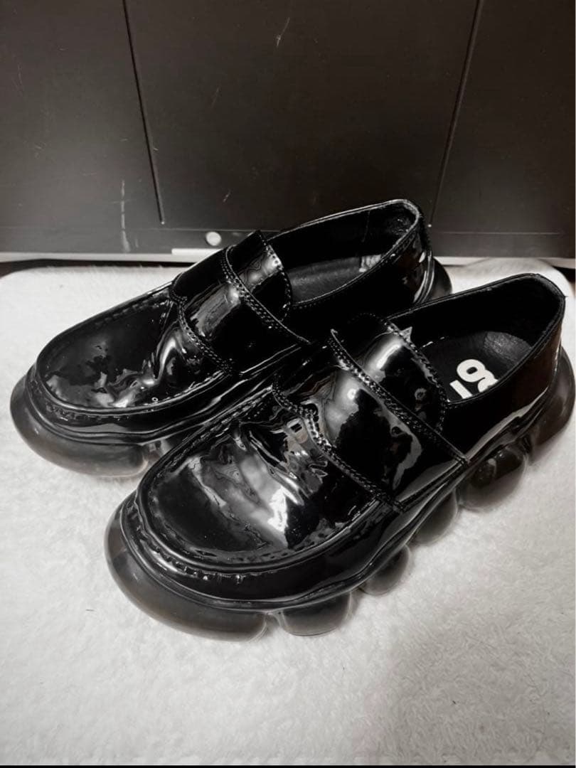 grounds 黒 ローファー JEWELRY LOAFER 25.5cm