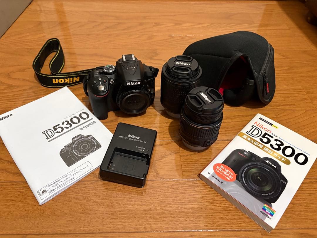 Nikon D5300 ズームレンズキット　B045 ニコンD ニコン Nikon D5300 AF-P ダブルズームキット デジタル一眼
