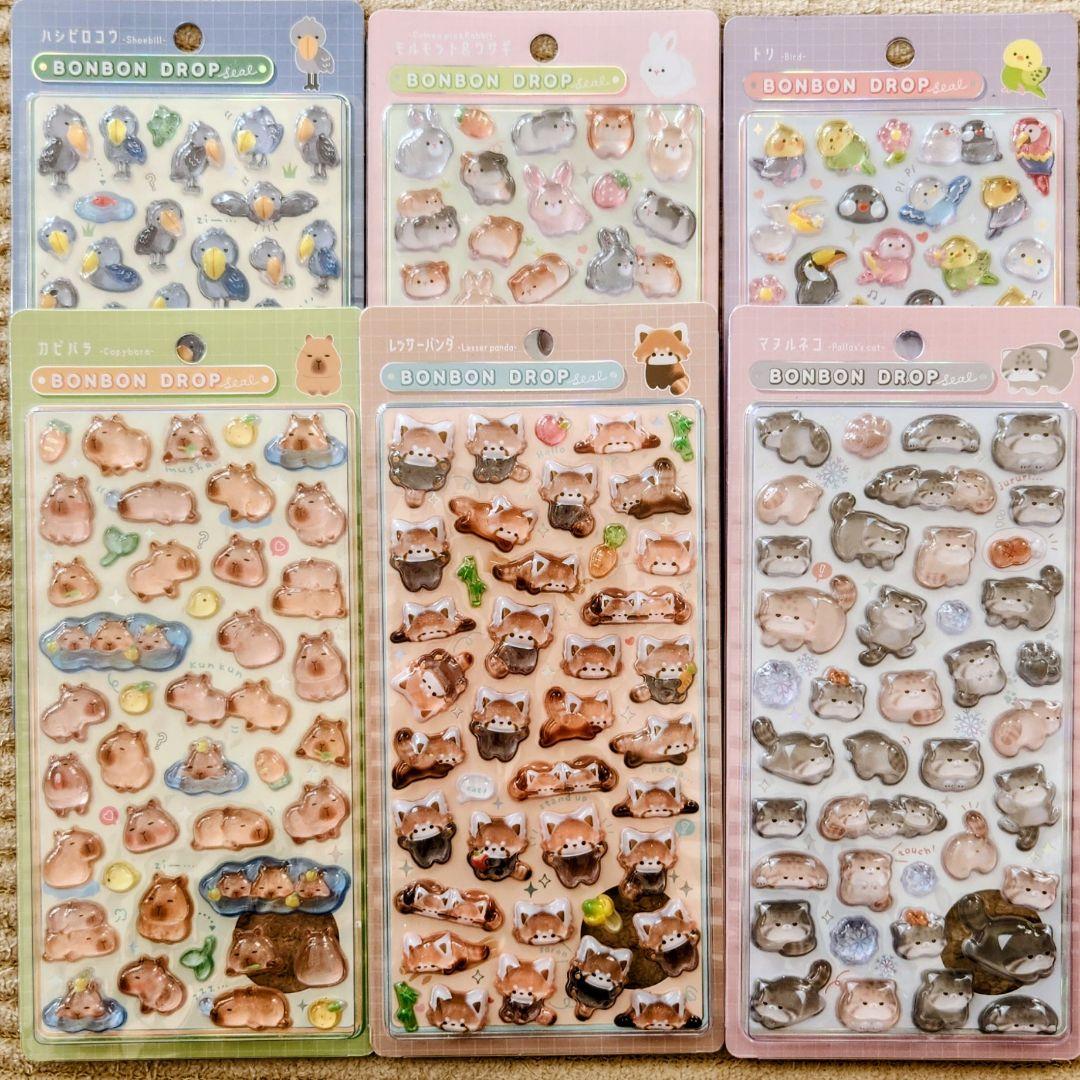 動物 ボンボンドロップシール - メルカリ