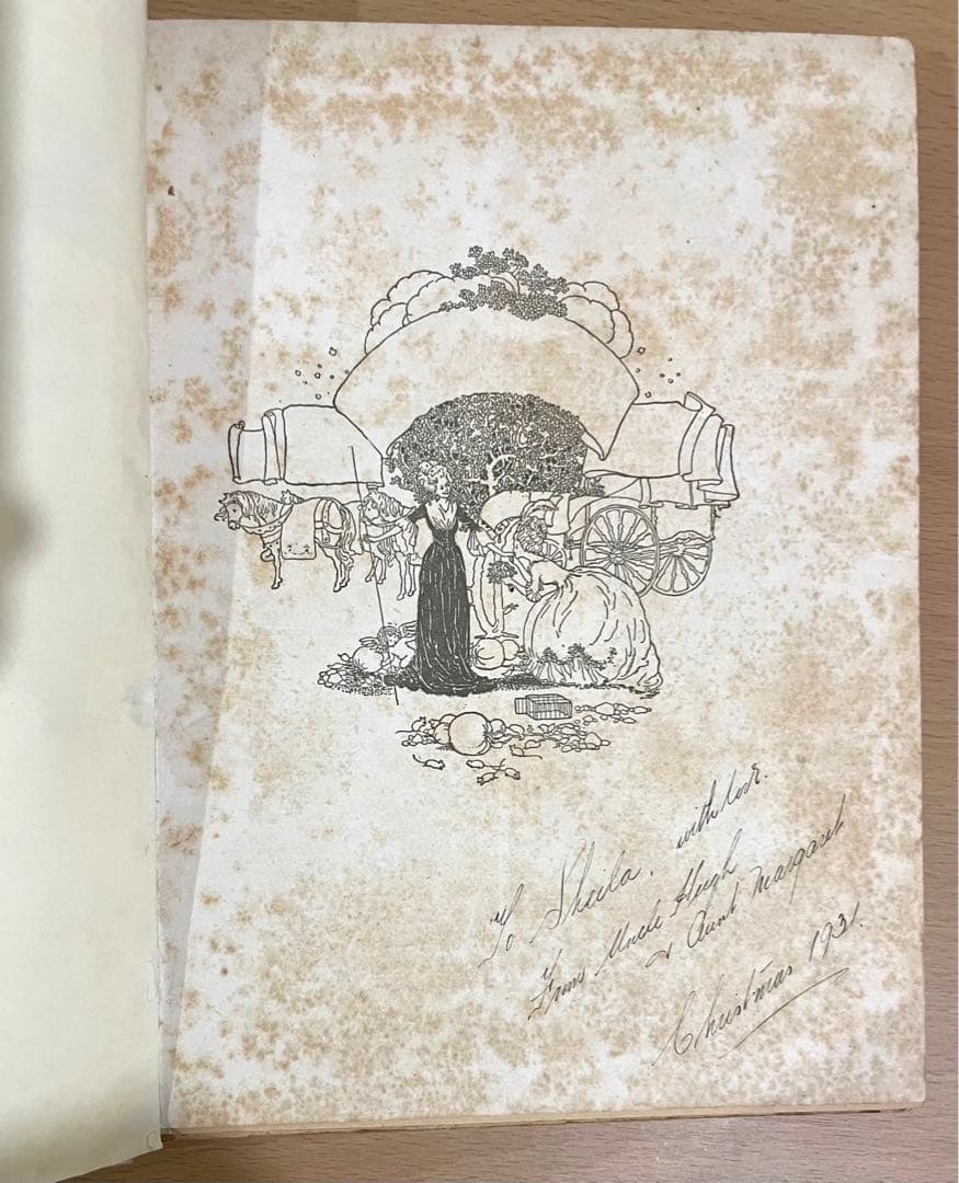 NO210 レア 超希少 アンティーク 古書 洋書 絵本 グリム童話