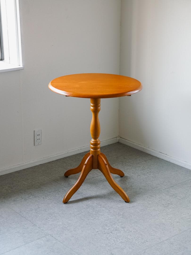 ヴィンテージ 木製ラウンドテーブル 天然木 古道具 モダン アンティーク ダイニングテーブル 幅160cm 古木 古材 無垢材 ヴィンテージ調