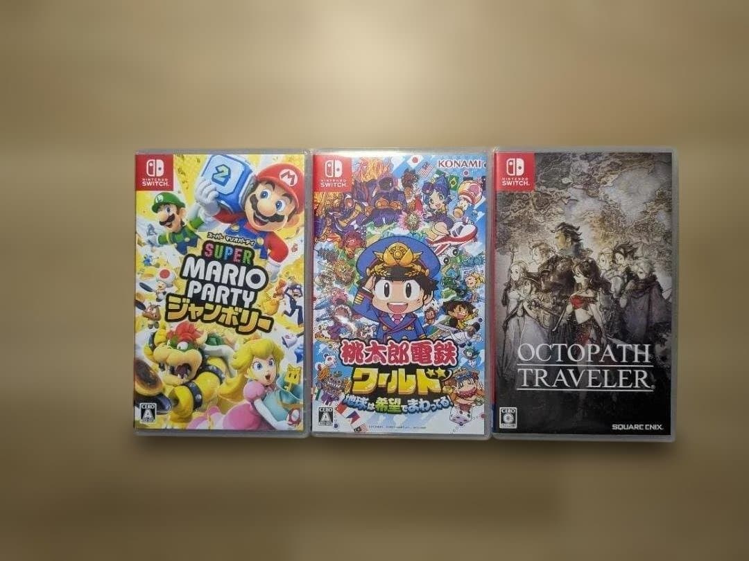 Switchソフト3本セット　マリオパーティジャンボリー・桃鉄ワールド・オクトラ Switchソフト3本セット マリオパーティジャンボリー・桃鉄ワールド