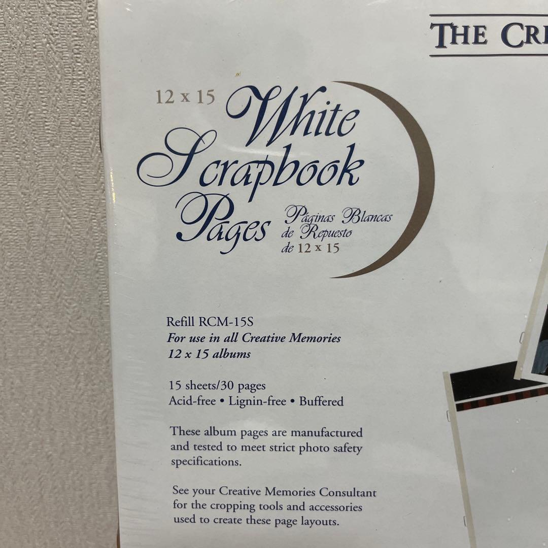 creative memories. アルバム 白台紙 台紙カバー セット - メルカリ
