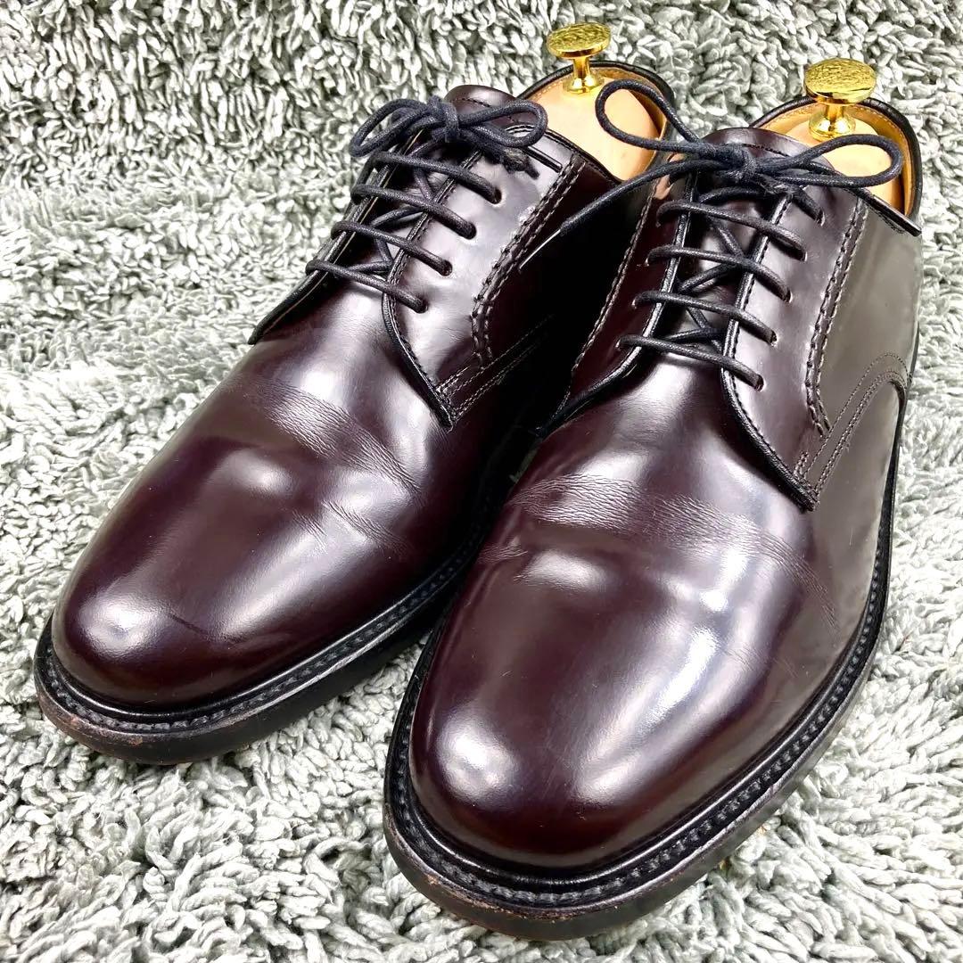 美品 【REGAL】リーガル 2504 外羽根式プレーントゥ ブラウン 25.5