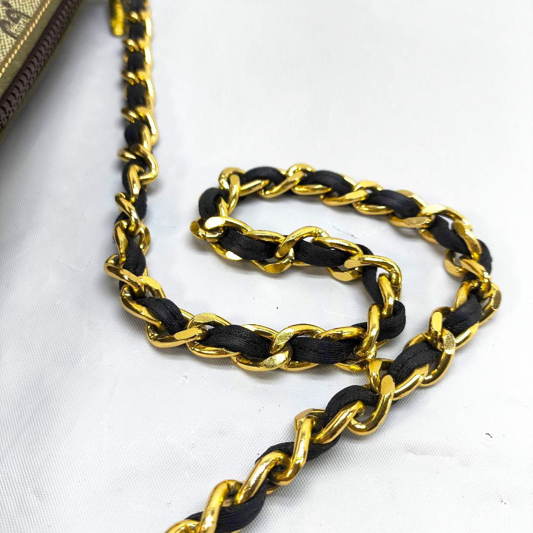 美品 グッチ プラス GG スプリーム チェーンショルダーバッグ クラッチ