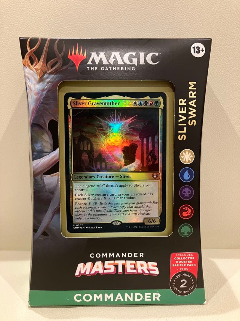 スリヴァーの群れ　英語版　統率者マスターズ　未開封 未開封】スリヴァーの群れ 統率者マスターズ 統率者デッキ 日本語版