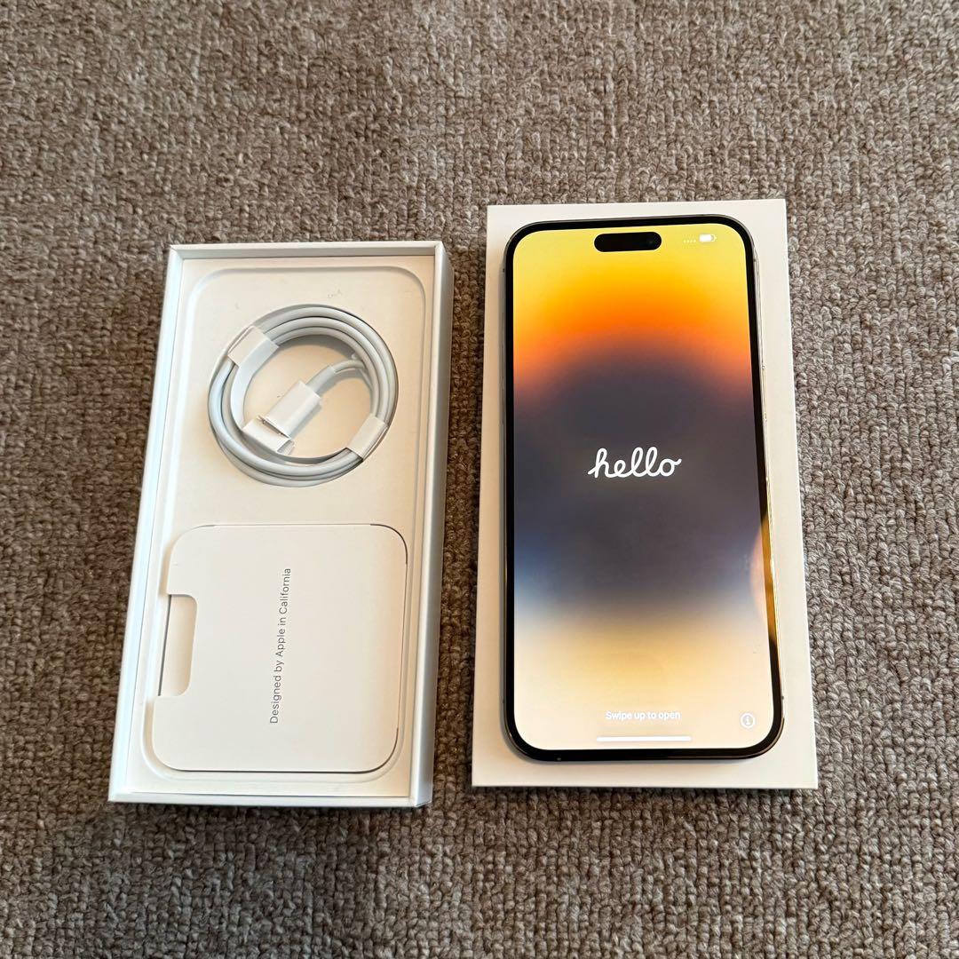 iPhone 14 Pro max ゴールド 128GB SIMフリー - メルカリ