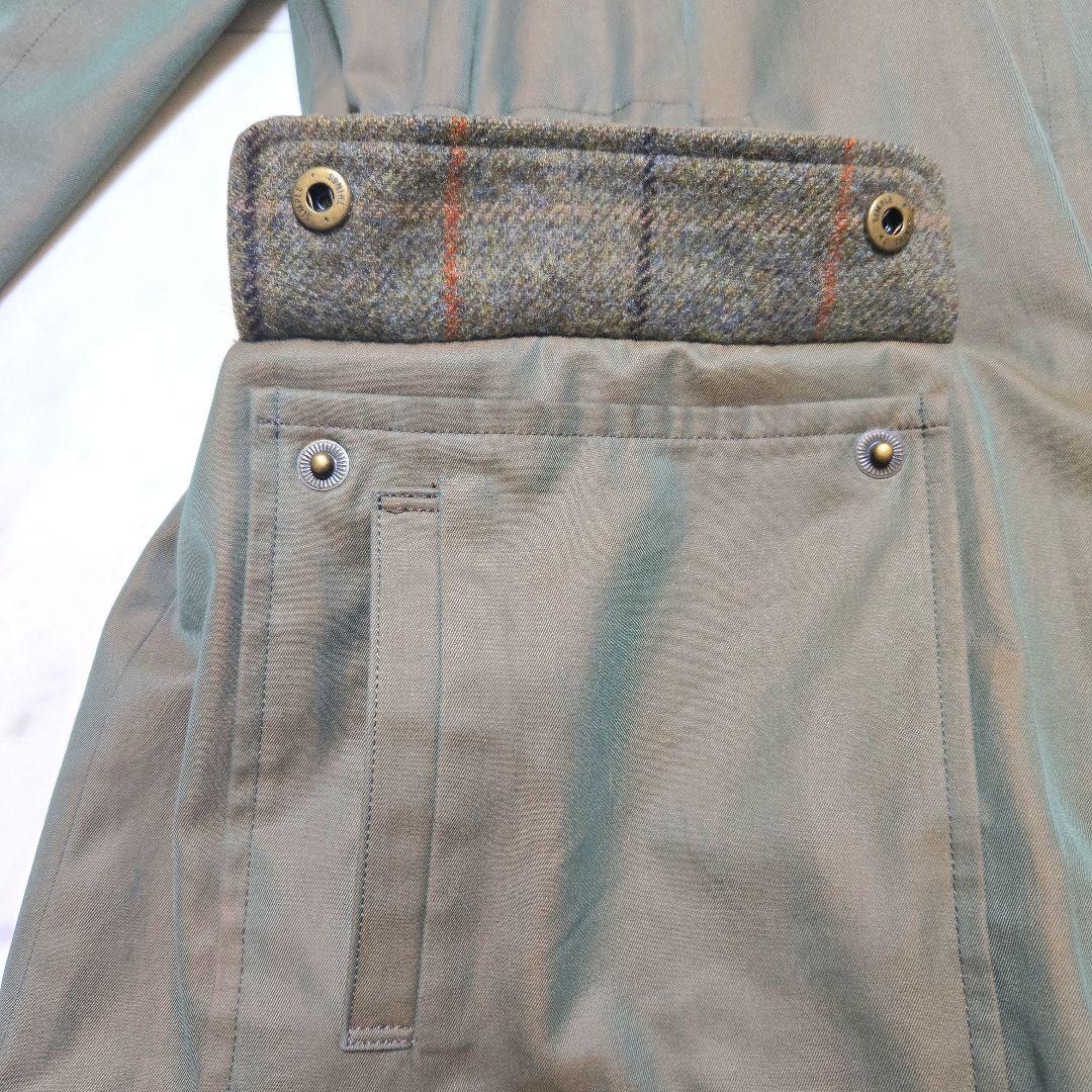 希少☆バーバリー プローサム白タグ 玉虫色 モッズコート ライナー