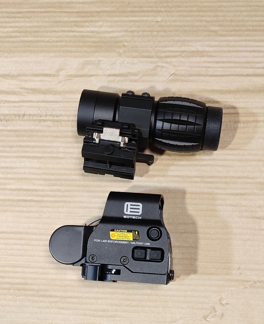 レプリカ　eotech ホロサイトとマグニファイア　セット Evolution Gear 製 EOTech EXPS3 + G43 マグニファイア レプリカ