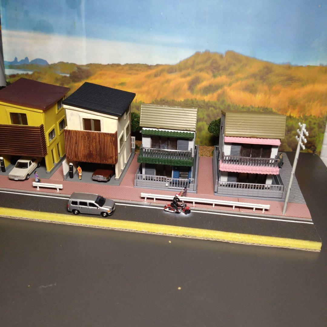 Nゲージ トミーテック ジオコレ 郊外の住宅街ミニジオラマ - メルカリ