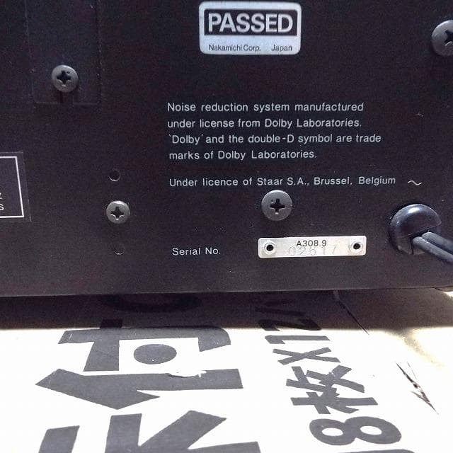 不動_美品_NAKAMICHI_カセットテープデッキ_480Z - メルカリ