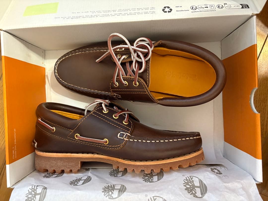 Timberland デッキシューズ 8.5 ブラウン Timberland（ティンバーランド） デッキシューズ メンズ レディース