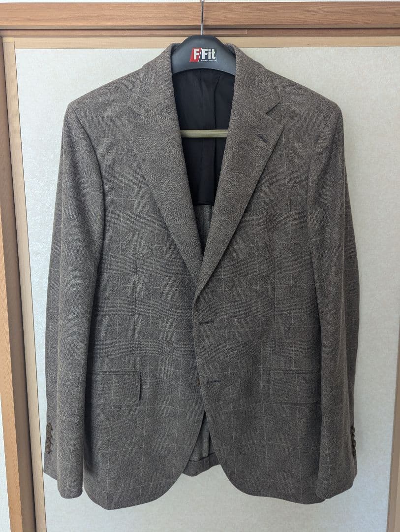 LARDINI チェック柄 ビジネスジャケット LARDINI＜ラルディーニ＞ グレンチェック柄ジャケット（2247839