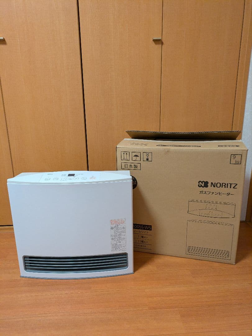 NORITZ ノーリツ ガスファンヒーター GFH-4005S-W5 都市ガス用 ノーリツ ガスファンヒーター スタンダードタイプ GFH-4005S（W5