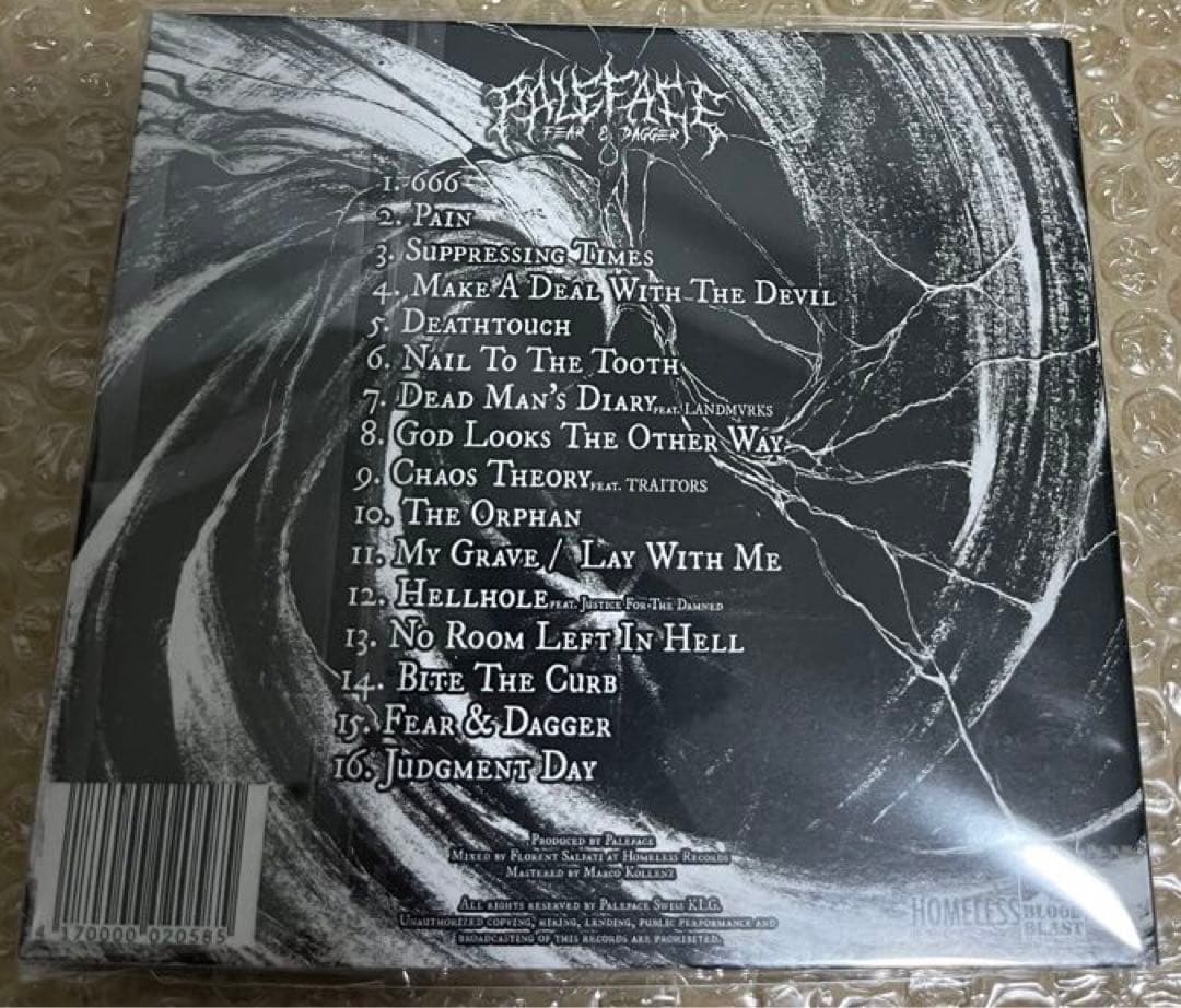 Paleface – Fear & Dagger デスコア 廃盤 新品 メタル - メルカリ