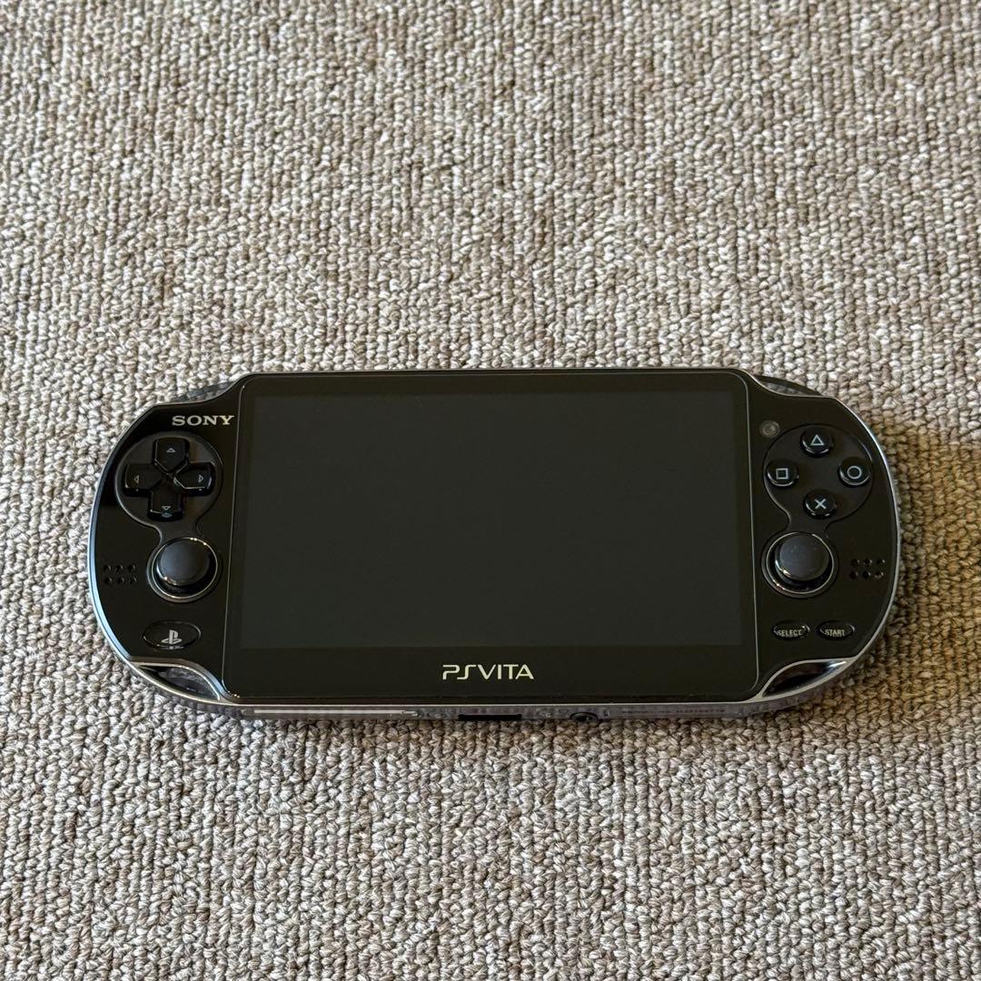 PSVITA PCH-1100 クリスタル・ブラック 3-009 Sony PlayStation Vita PCH-1100 OLED 3G Wi-Fi Crystal Black 8GB