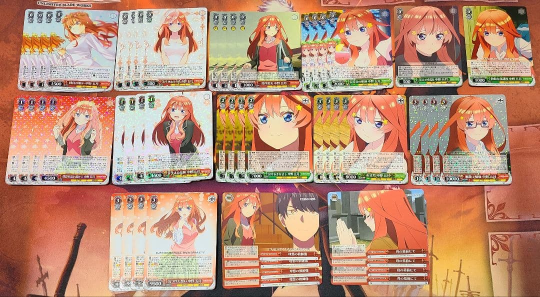 理想構築　大会優勝　環境デッキ　五等分の花嫁　中野五月　8扉　キャラ単　映画 理想構築 大会優勝 環境デッキ 五等分の花嫁 中野五月 8扉