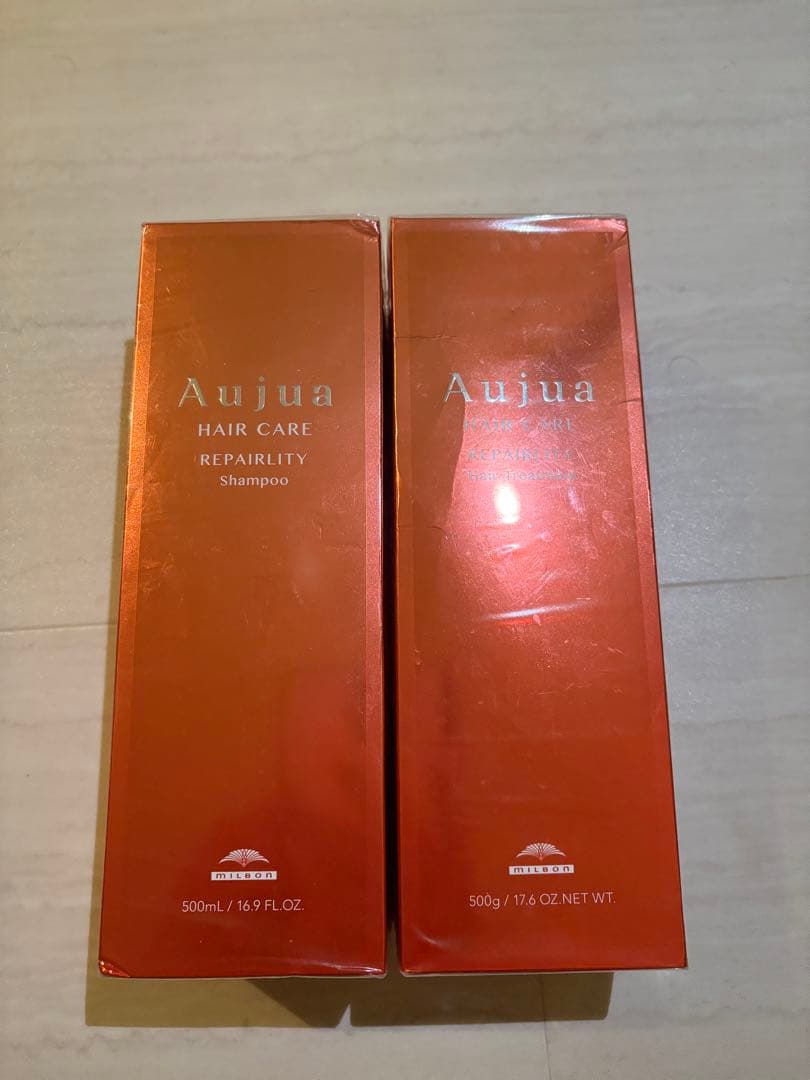シャンプー Aujua Repairity Shampoo 500ml Milbon Aujua REPAIRLITY shampoo 500ml , treatment 500g Single or