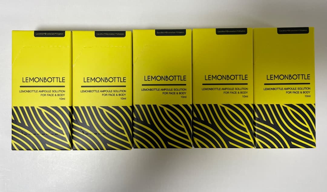 【即日発送】韓国で人気沸騰　リピ　レモンボトル 5本ホームケアキットプレゼント 即日発送】レモンボトル10ml 5本ホームケアキットプレゼント K リピ