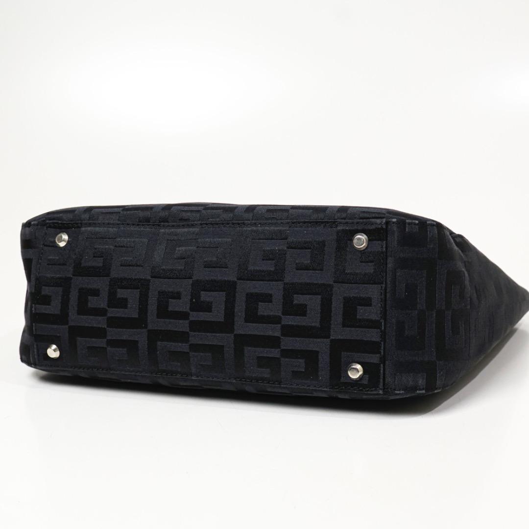 H5127-16◾️ジバンシー 総柄 Gロゴ キャンバスハンドバッグ - メルカリ