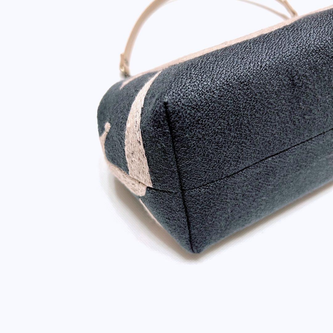 ミナペルホネン ハンドメイド がま口 go! バッグ マチ広め 短