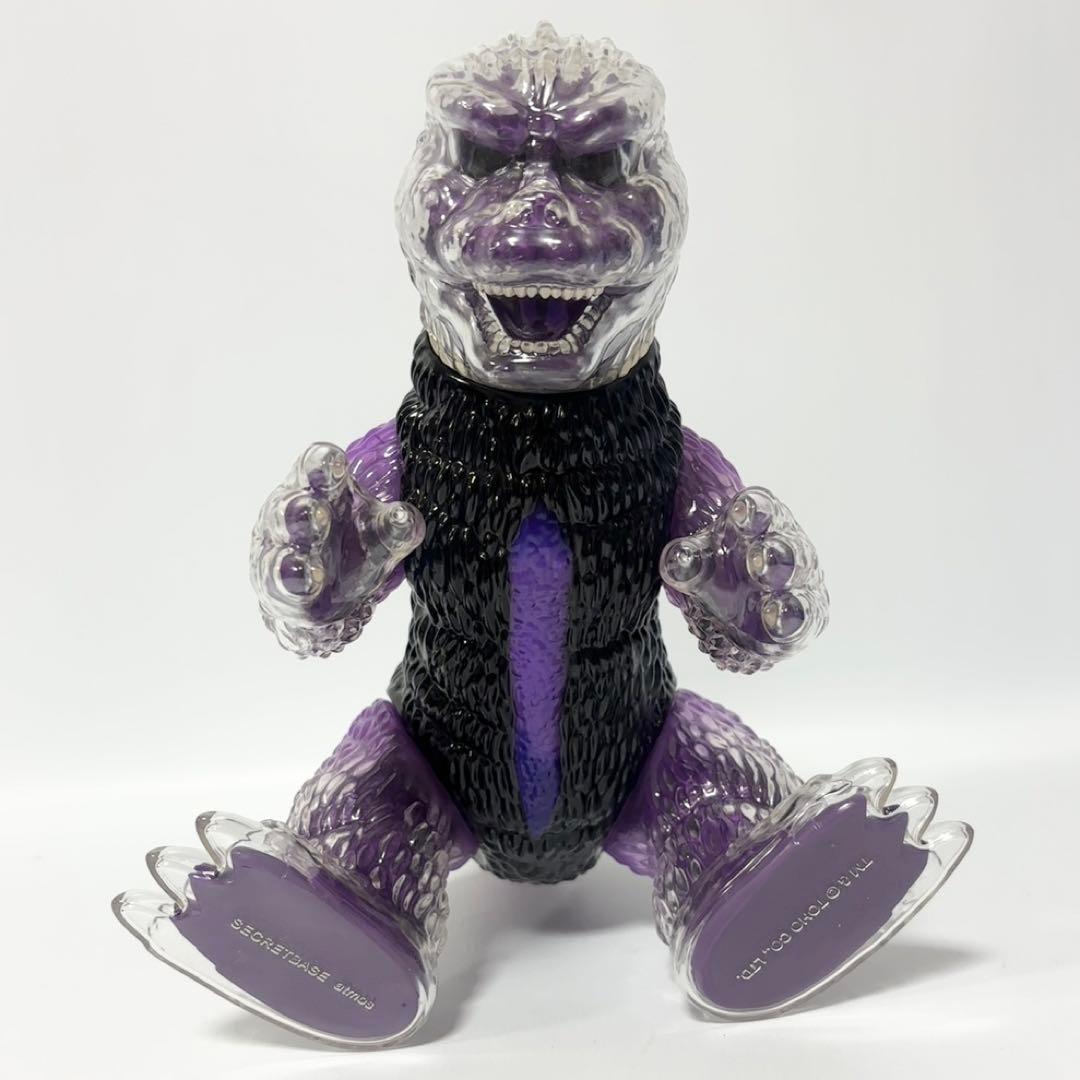 新品希少 シークレットベース アトモス スケルトン ゴジラ ソフビ