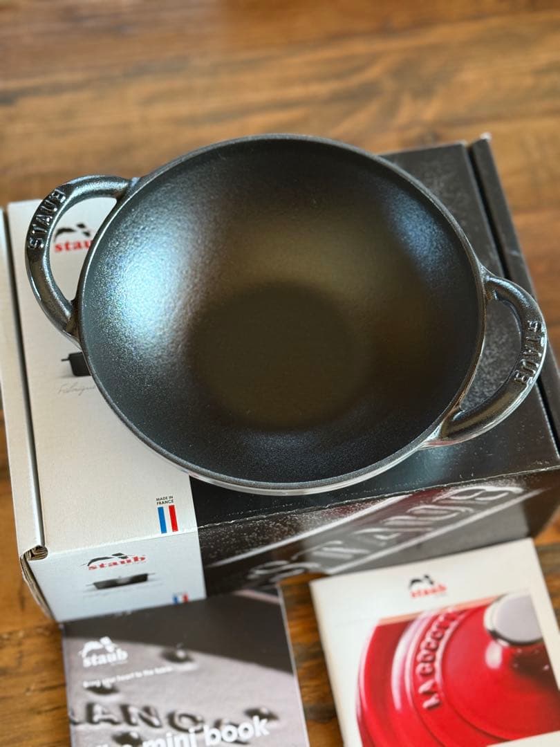 《kb.ma-bo0723》 ストウブ ベビーウォック グレー×2