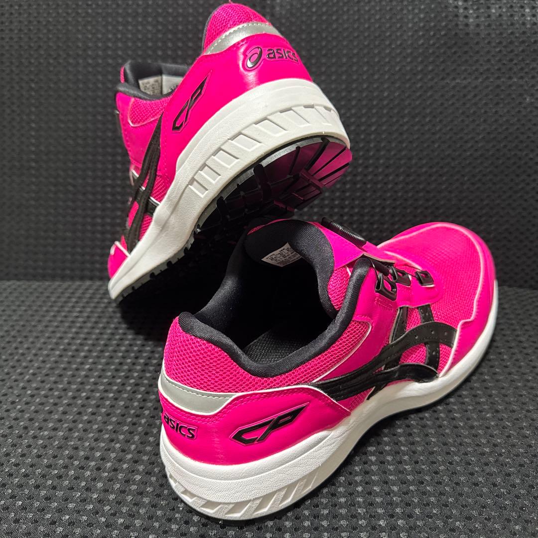 ASICS BOAシステム安全靴 ピンク - メルカリ