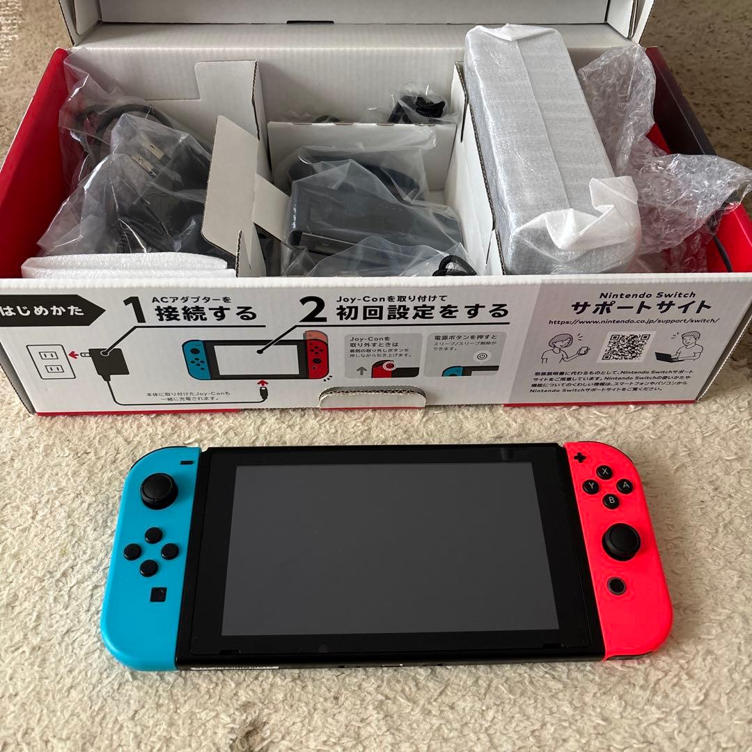 【美品】Nintendo Switch ネオンブルー/ネオンレッド本体付属品箱付 Amazon.com: Nintendo Switch – OLED Model w/Neon Red & Neon Blue