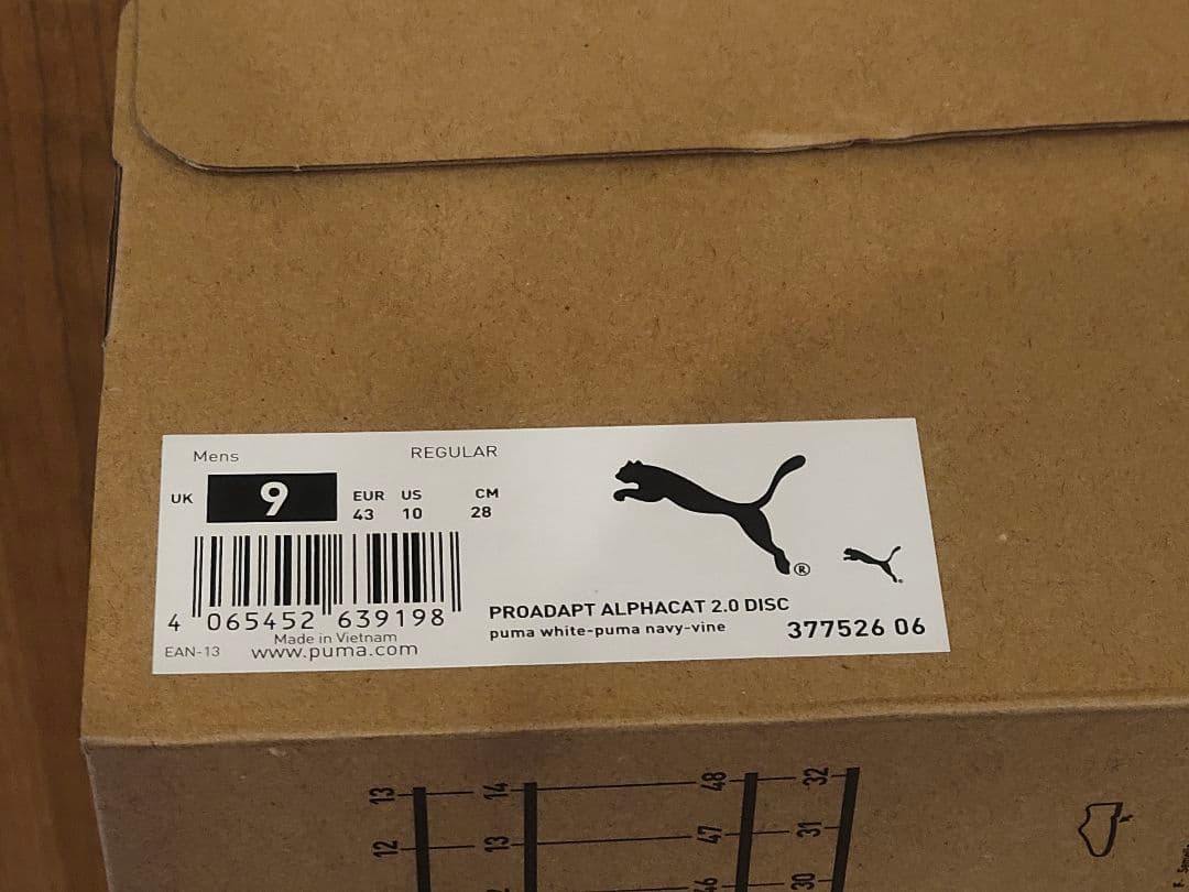 PUMA プロアダプト ‪AC2.0ディスク WH/NV/ヴァイン 28.0cm