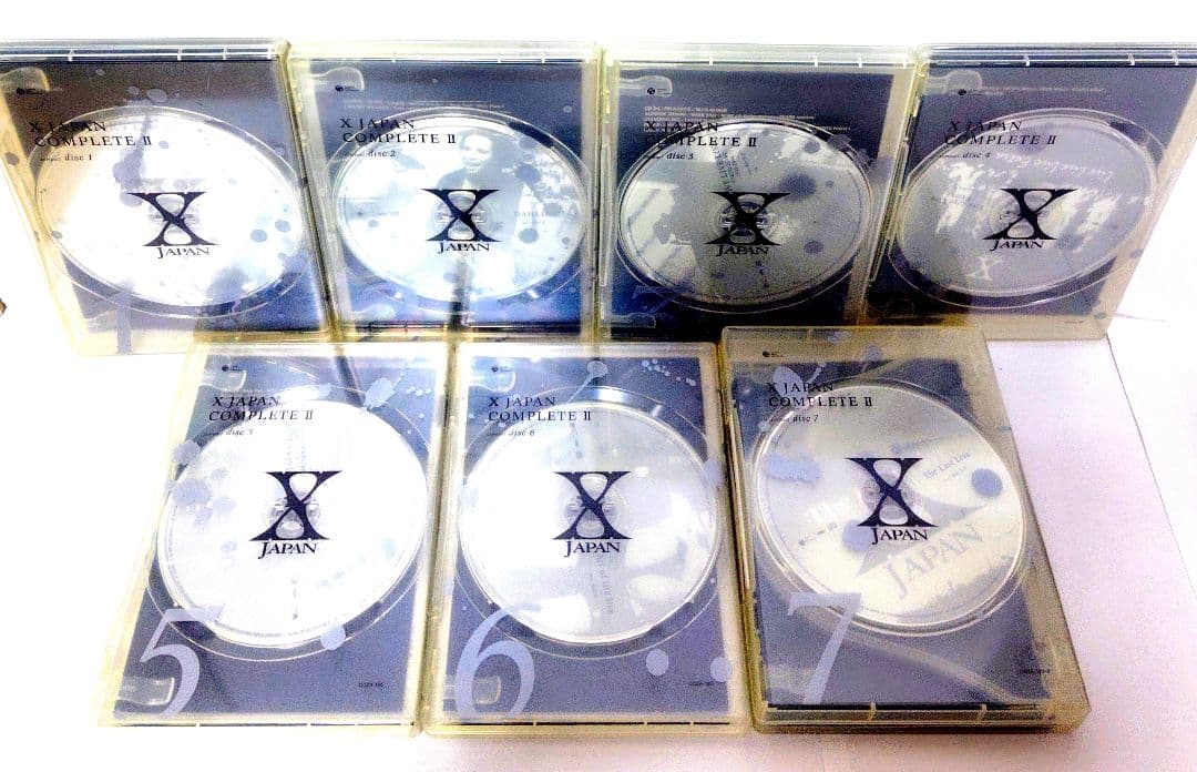 【入手困難】X JAPAN/COMPLETE II CD7作品 + DVD7作品