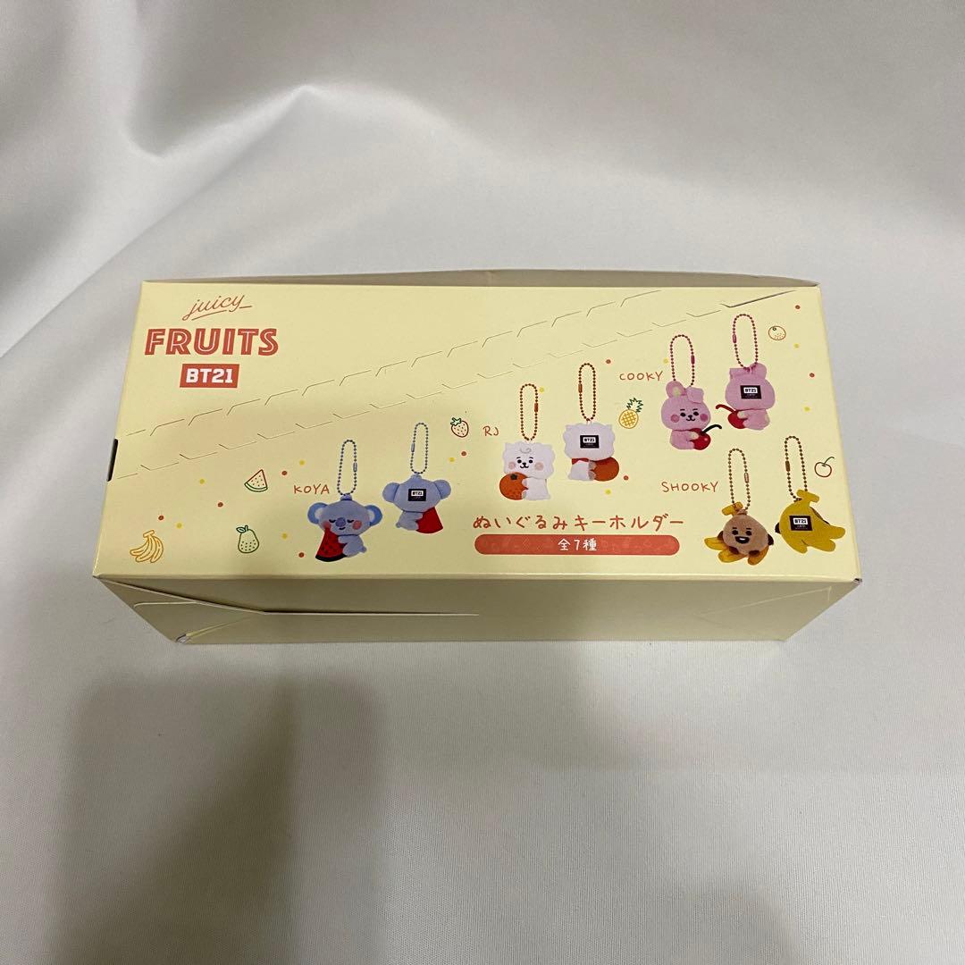 BT21 TSUTAYA フルーツ ぬいぐるみ キーホルダー ストラップ BTS