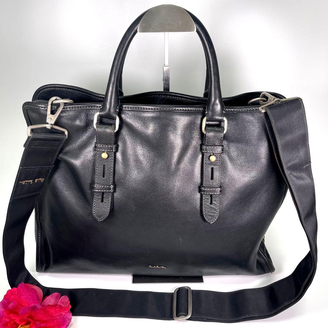 チェリー様✨】ポールスミスメンズビジネスバッグ2WAYオールレザー