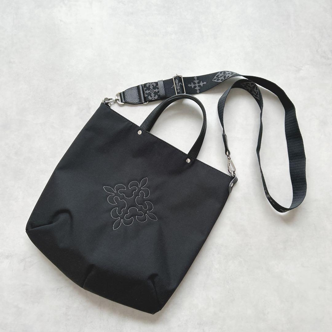 ラシット　ナイロン2WAYトートバッグ　ブラック 黒 russet（ラシット） トートバッグ クラウズナイロン2WAYトートバッグ